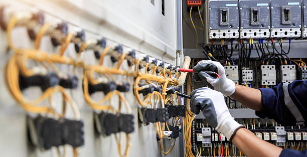 Professional Electrician technician working in Winnie, TX
